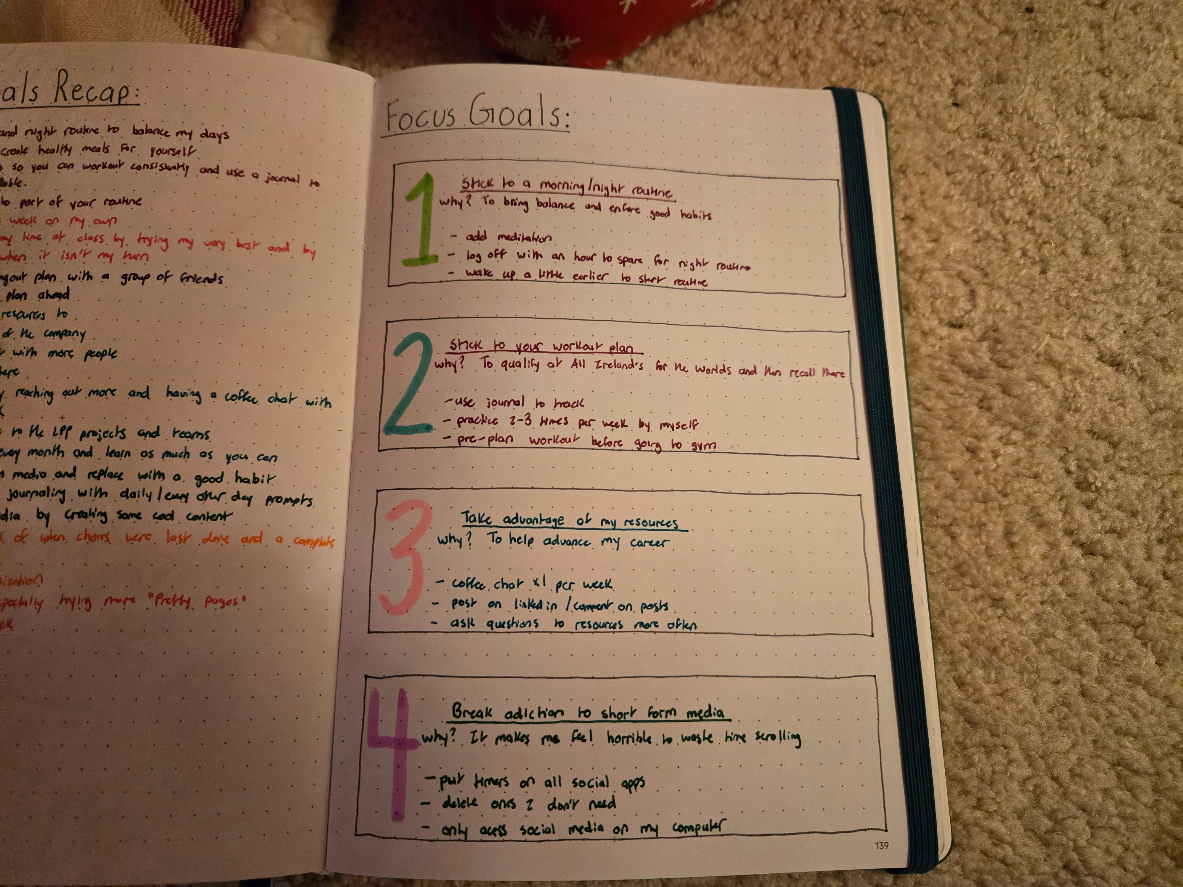 Goal list 2