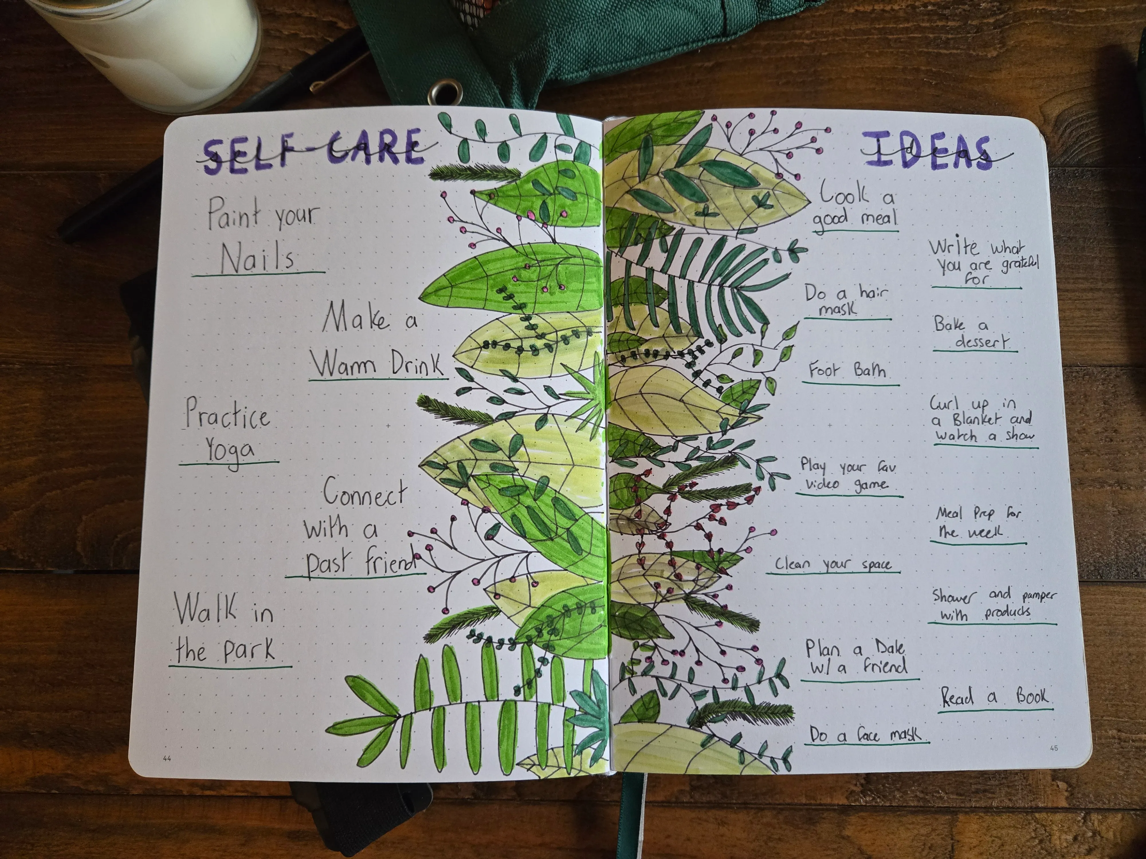 Self Care Page